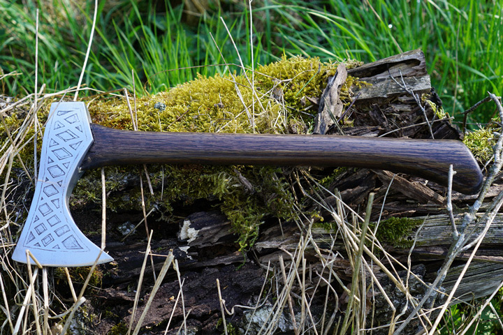 viking-axe-in-forest